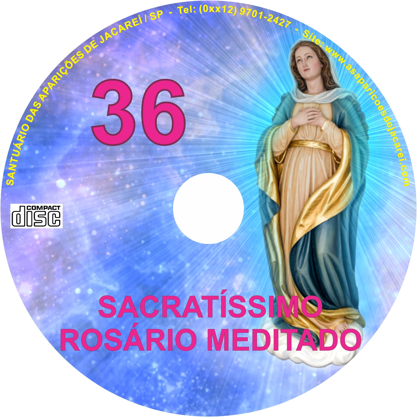 CD Rosário Meditado 036 CD Rosário Meditado 036